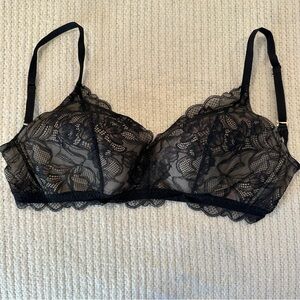 Natori black lace bra